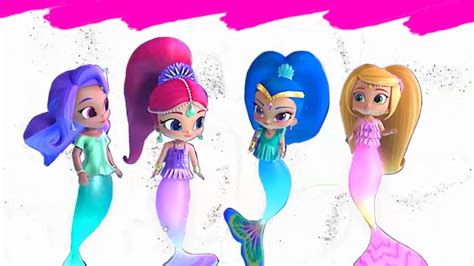 Shimmer And Shine Mermaid Coloring Pages