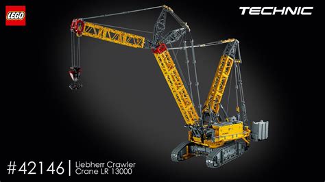 LEGO Technic Liebherr Crawler Crane LR 13000 42146 YouTube