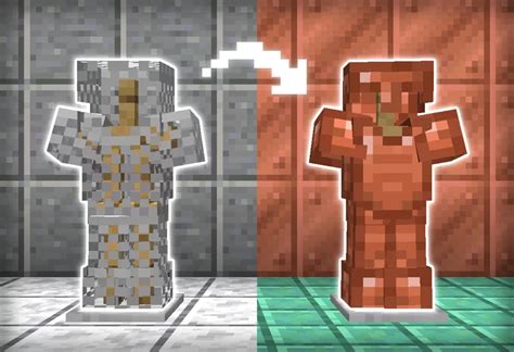 Chain Mail To Copper Armor Minecraft Texture Pack