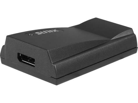 Sunix Vga Usb To Displayport Graphics Dongle With K Ultra Hd