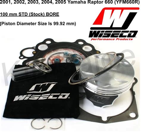 Yamaha Raptor Yfm R Mm Std Bore Wiseco Forged Piston Kit