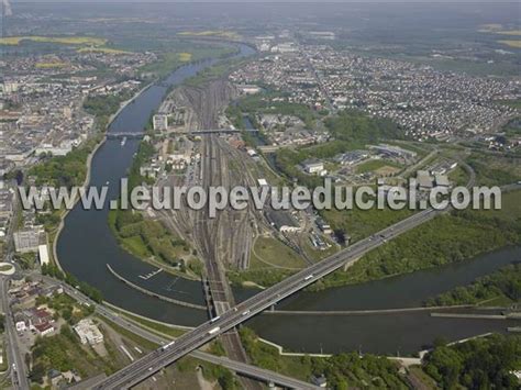 Photos aériennes de Thionville 57100 La Gare et le Fort de Yutz