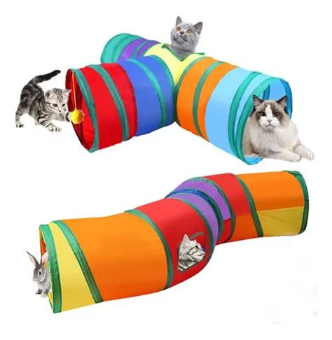 Túnel Labirinto Para Gatos Cães Interativo Cat Brinquedo Pet