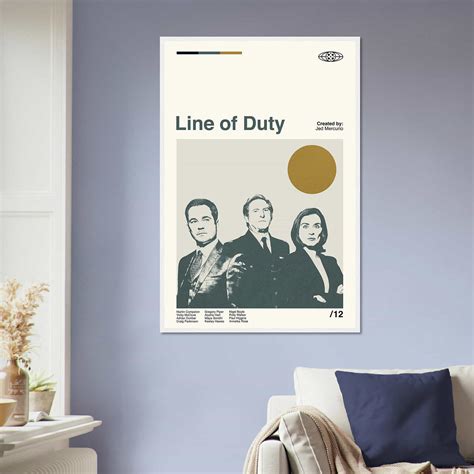 Line of Duty Poster, Jed Mercurio Poster, Movie Poster - Citiesbox