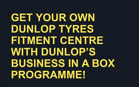 Call For Applications Dunlops Business In A Box Programme For South