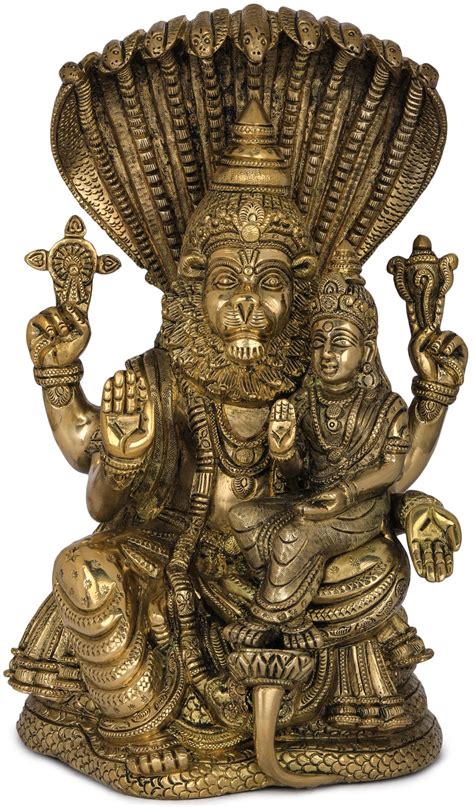 11 Fine Quality Narasimha With Lakshmi The Fourth Avatar Of Lord