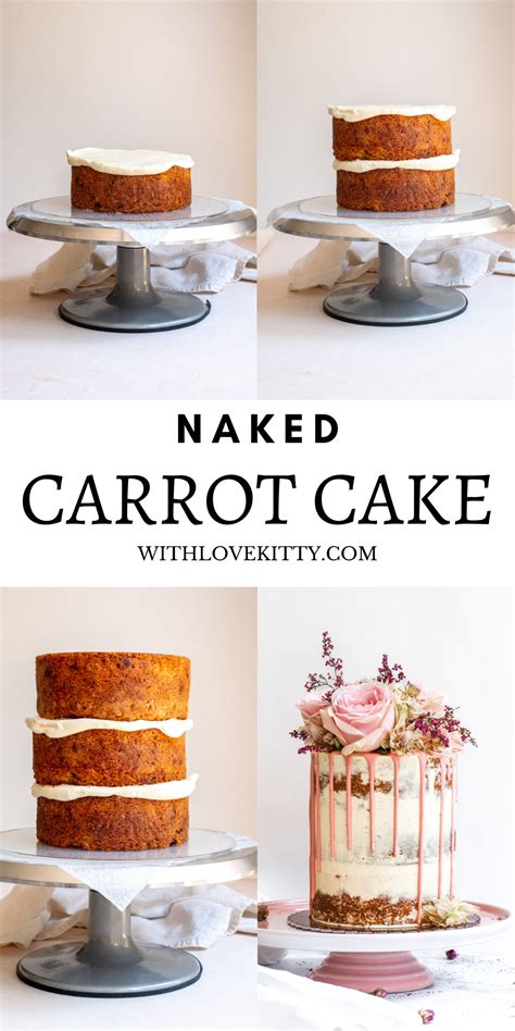 Naked Carrot Cake Recipe Carrot And Walnut Cake Carrot Cake Carrot Cake Frosting