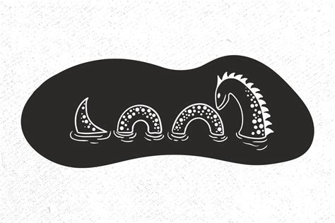 Loch Ness Monster Bundle Svg Nessie Svg Split Monogram Svg Lochness