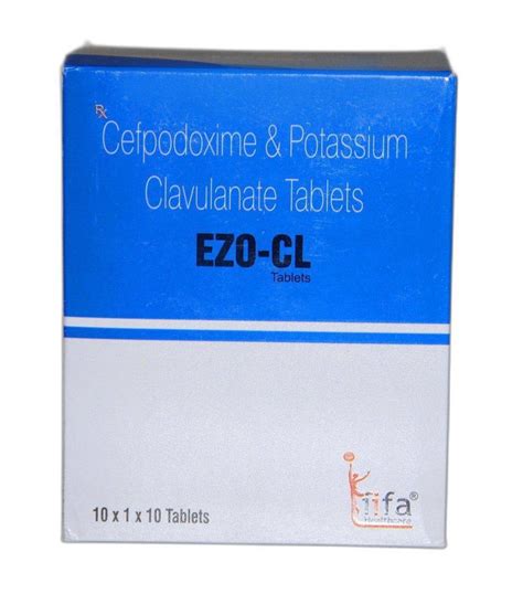 Cefpodoxime Potassium Clavulanate Tablets At Rs 3500 Box Gurgaon Id 26930948530