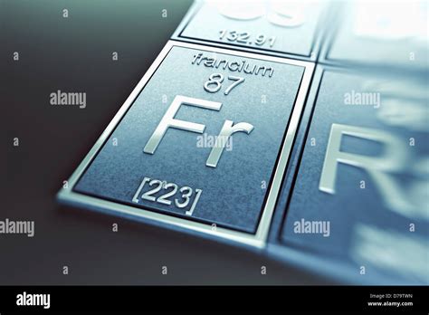 Francium Chemical Element Stock Photo - Alamy