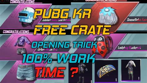 Pubg Kr New Year Crate Open 2021 New Year Crate Opening Pubg Kr