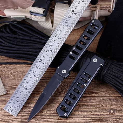 Cuchillo Plegable De Pulgadas Para Supervivencia Al Aire Libre