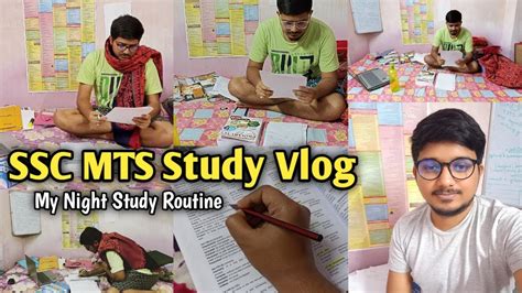 Ssc Aspirant S Study Vlog Ssc Mts Study Vlog Mts Study Routine Ssc Chsl