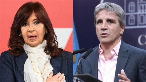 El Tenso Cruce Entre Cristina Kirchner Y Luis Caputo En X Lo De