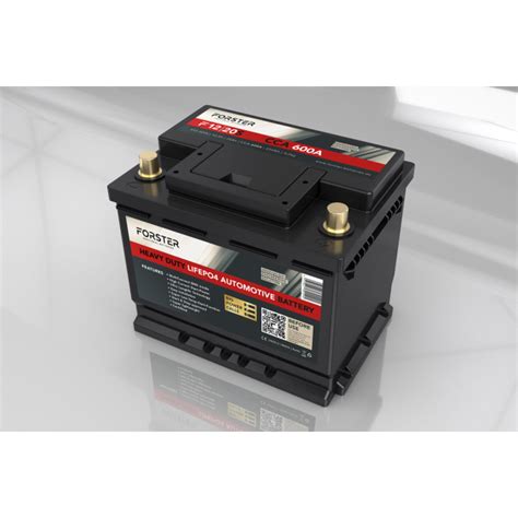 Batterie Lithium LiFePo4 FORSTER 12V 20Ah FORSTER HOCHLAST BATTERIEN