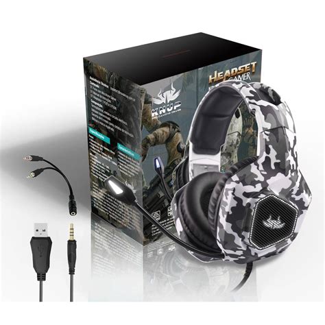 Headset Gamer Fone De Ouvido Ps4 Xbox One Pc Entrada P2 KP GA02 Knup