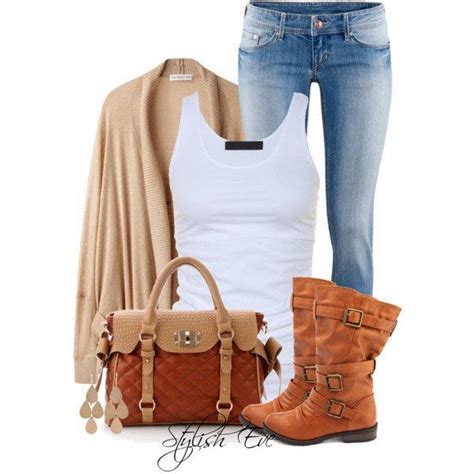 Nude And Brown Fashion Combinations In Fall Spirit