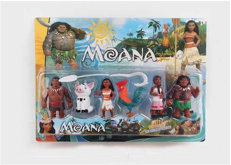 Disney Collection Moana Figurine Set 6 Pieces Toy Game World