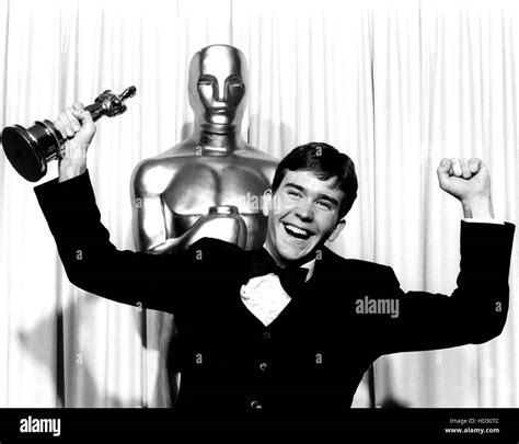 Timothy Hutton With Is Academy Award For Ordinary People 1981 Stock