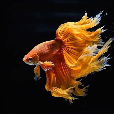 Premium AI Image | Capture the moving moment of betta fish or ...