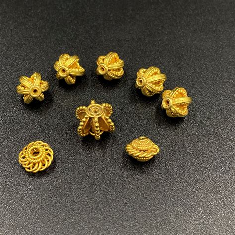 Old Ancient Antique Pyu Dynasty Culture Gold Beads From South Etsy