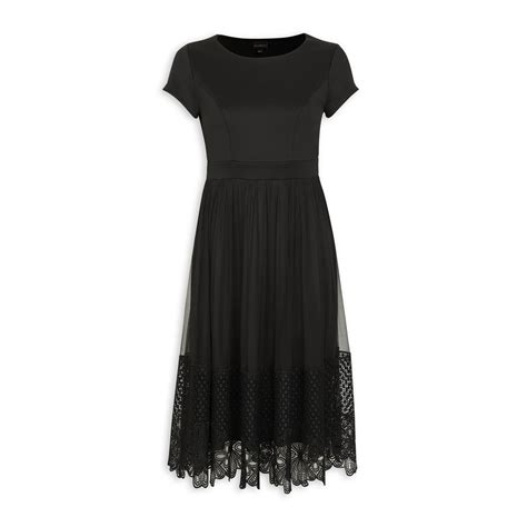 Black Fit And Flare Dress 3158421 Finnigans