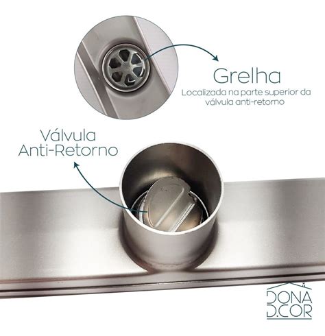 Ralo Linear 90 Cm Inox Invisível Oculto Retangular Nao É Pvc Frete grátis