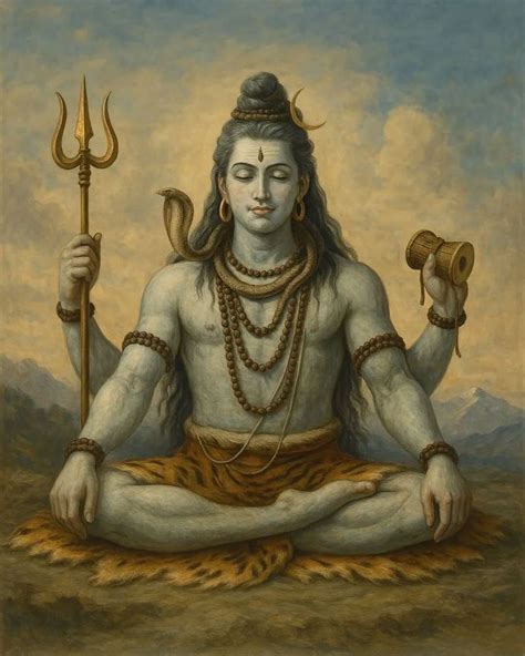 pin  vasanth  aa om shiva lord shiva hindu art