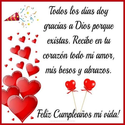 Feliz CumpleaÑos Mi Amor Imágenes Y Frases Imágenes Para Whatsapp