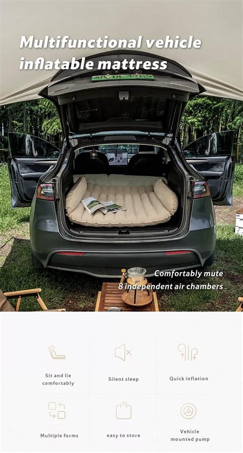 Naturehike Multifunctional Vehicle Inflatable Mattress With Air Pump