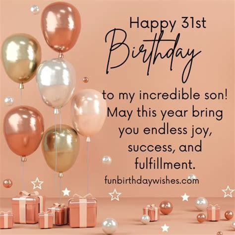 St Birthday Wishes For Son