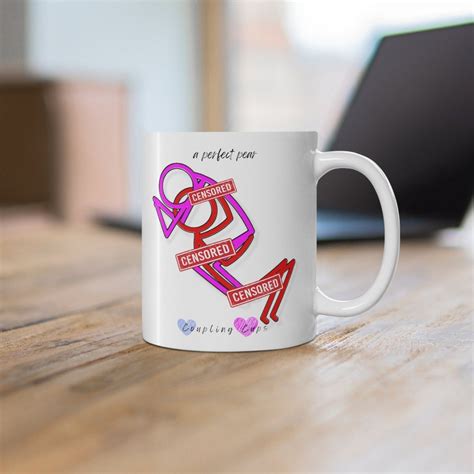 Coupling Cups A Perfect Pear Erotic Art Funny Mug Sexy Gift Sex Nsfw Husband Wife Erotica