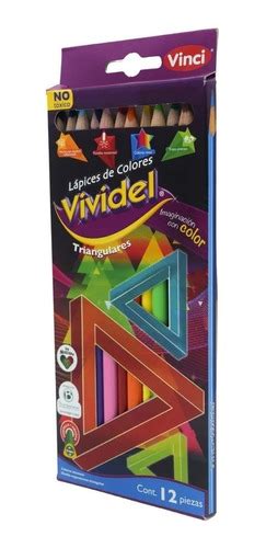 Lapices De Colores Vividel Con 12 Piezas Triangulares 4 Mm GAERO SHOP