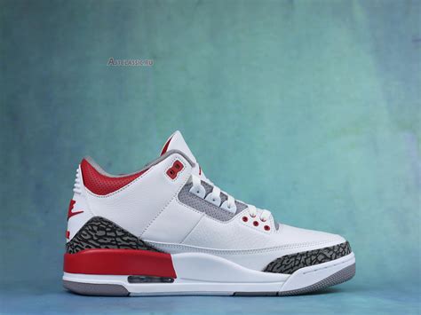 Air Jordan 3 Retro Cardinal Red Ct8532 126 Whitelight Currycardinal