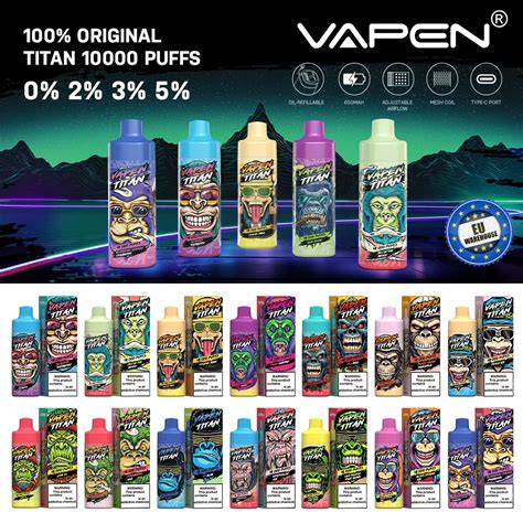 Original Vapen Titan 10000 PUFFS Disposable VAPE Electronic Cigarette