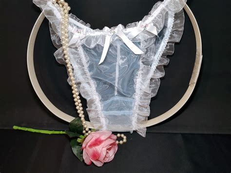 Sissy Ultra Super Soft Sheer Nylon Discreet High Tanga Bikini Knicker Etsy