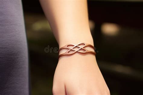 A Close-up of an Infinity Symbol Tattoo on a Persons Wrist Stock Photo ...