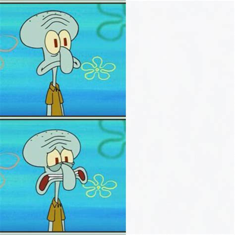 SpongeBob SquarePants Squidward meme template : r/lostpause