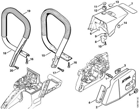 Diagram Of Stihl MS 261 Parts