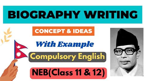 Biography Writing Format And Example Com English See Neb Class 11and12 Explained In