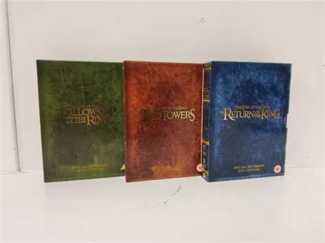 THE LORD OF The Rings Trilogy Special Extended Edition DVD Boxsets