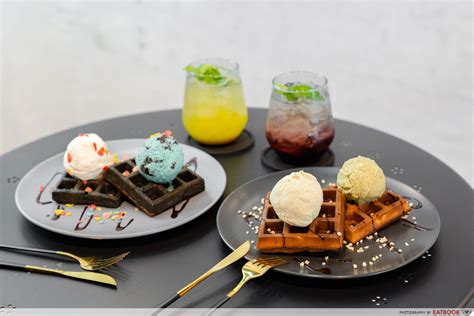 Naked Ice Cream Review New Cafe In Serangoon Has Waffles And Ice Cream Open Till Am