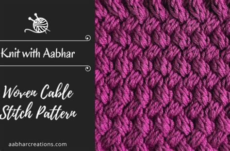 Wave Lace Knit Stitch Knit With Aabhar Aabhar Creations