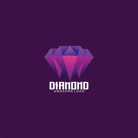 diamond logo design gradient color 24307027 Vector Art at Vecteezy