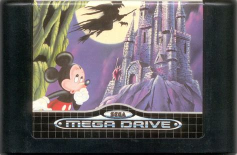 Castle Of Illusion Starring Mickey Mouse Genesis Box Cover Art