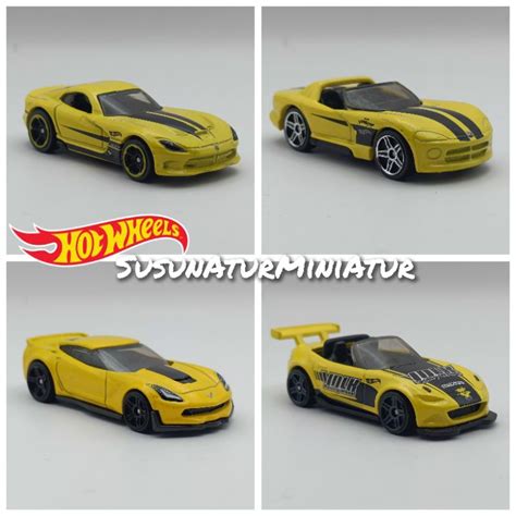 Hot Wheels SRT VIPER DODGE VIPER RT CORVETTE C Z MAZDA MX MIATA Loose
