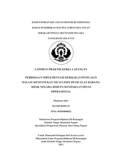 PDF 2012 Ppln Randi Ikhsan Perbedaan Implementasi Kebijakan Penilaian