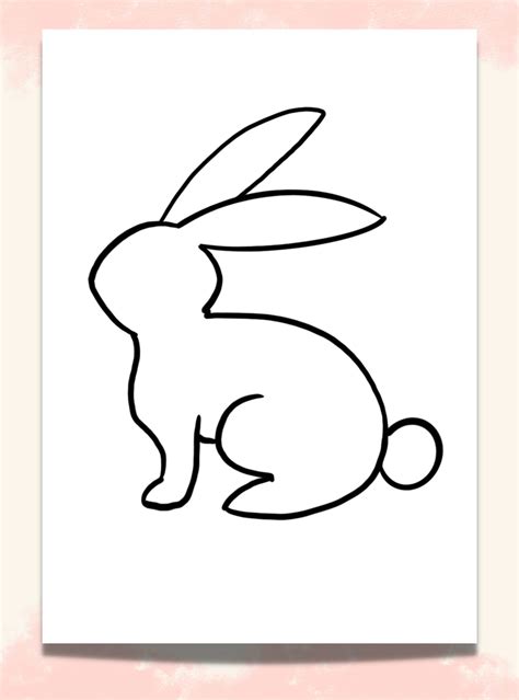 Looking for a Cut Out Printable Bunny Template? 10 Cute Bunny Outlines ...