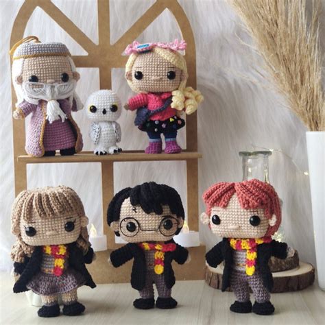 Harry Potter Coleção Completa Estilo Funko 5 Amigurumis Elo7