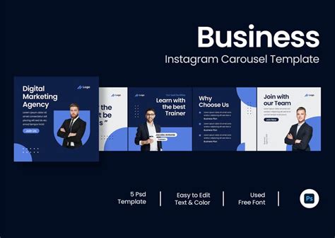 Best Business Instagram Carousel Templates Psd Psd Design